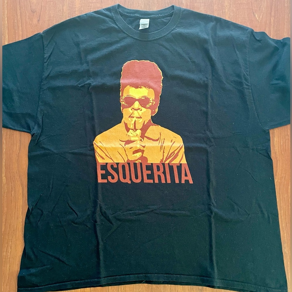 Esquerita black tshirt XXL